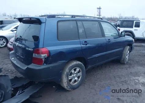 2004 Toyota Highlander V6 z USA, uszkodzony, nr VIN JTEEP21A340064863